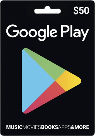 Google Play Store gift card $50 for free