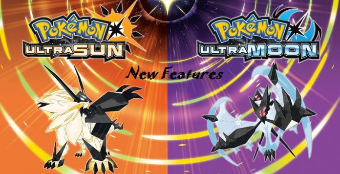 pokemon ultra sun and moon new features