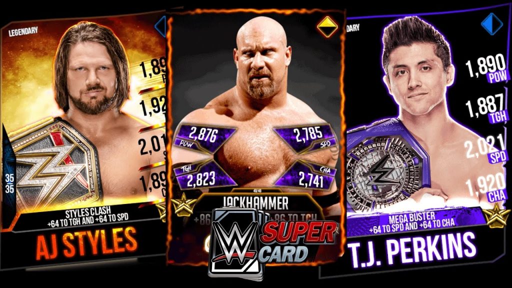 wwe supercard cards