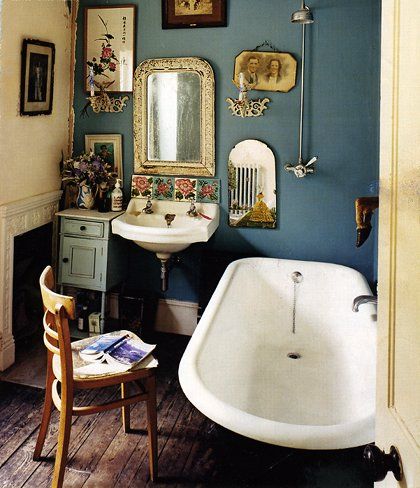 bohemian bathroom