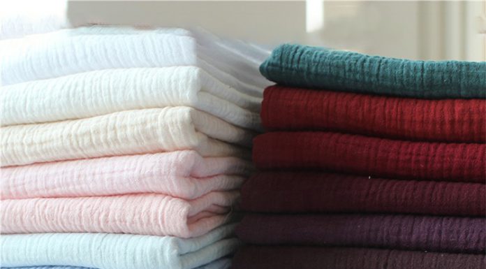 Crinkle Cotton Gauze Fabric
