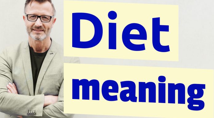What Does Diet Mean?