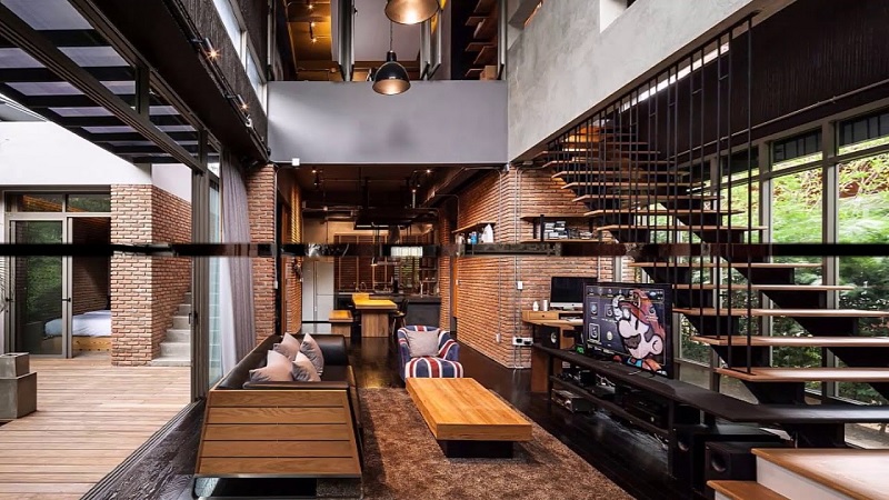 Industrial Home Design Plans 4Nids