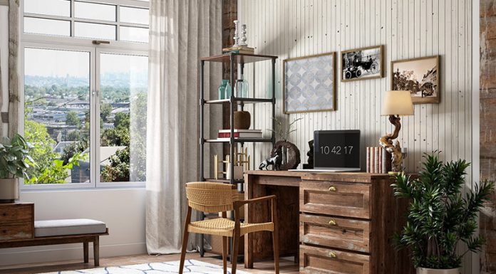 How to Create an Industrial Study Room